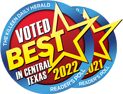Voted The Best in Central Texas 2021 and 2022