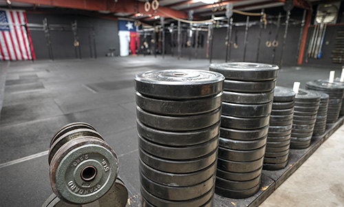 The gym area at CrossFit Uncommon