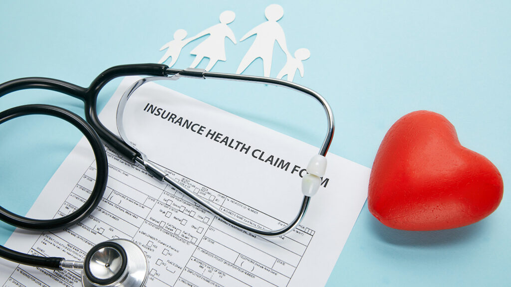Insurance health claim form